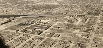 Aerial 9 Mile and Wanda Looking southwest c1949 Photo