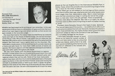 William Holden Brochure