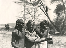 Don and 2 Samburu Warriors
