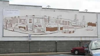 Mural on Record Collector Building 2007 Photo