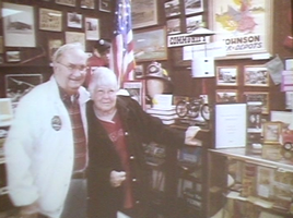 Ray and wife Mary at Museum