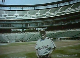 Ray at Comerica Park, Detroit