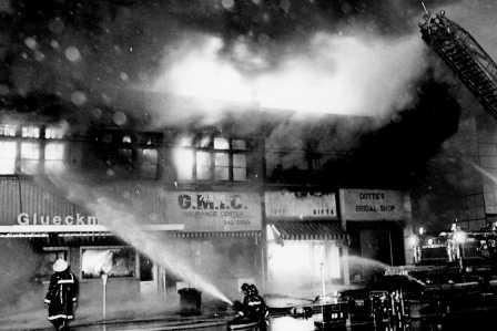 Fire on Nine Mile building Photo